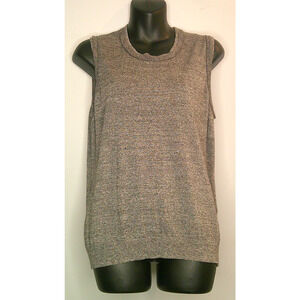 Calvin Klein Sleeveless Knit Vest – Modern Minimalist Appeal Gray Women's XL